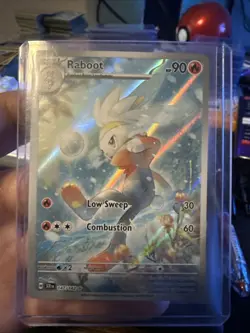 Raboot 147/142 Sv07: Stellar Crown Illustration Rare Pokemon TCG NM - Image 1