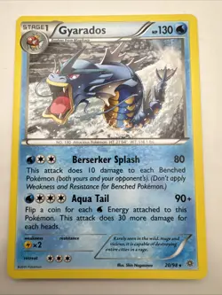 Pokemon Gyarados TCG Ancient Origins 20/98 Regular Rare Card NM - Image 1