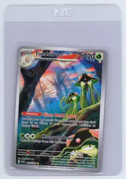 TOEDSCRUEL 185/182 ILLUSTRATION RARE PARADOX RIFT POKEMON HOLO NEAR MINT - Image 1