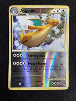 Pokemon TCG Dragonite 18/102 Triumphant Reverse Holo Rare Unlimited 140 HP - Image 1