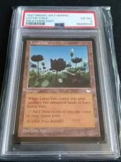 Lotus Vale/Weatherlight! PSA 6 ✨Reserved List✨ Vintage MTG 1997! - Image 2