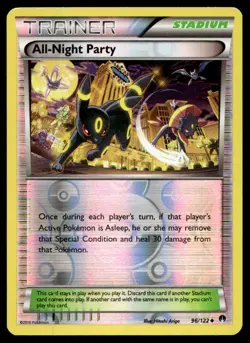 All-Night Party XY - BREAKpoint Reverse Holo 96/122 Pokemon TCG - Image 1