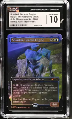 SHORIKAI, GENESIS ENGINE Secret Lair Foil Mythic CGC 10 MTG [Nostalgium] - Image 1