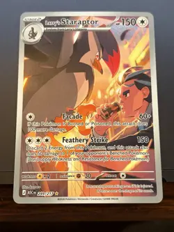 Pokemon Larrys Staraptor 249/217 Pokemon Ascended Hero’s Illustration Rare - Image 1