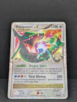 Rayquaza C Lv.X 146/147 Supreme Victors Holo Ultra Secret Rare Pokemon TCG HP - Image 3