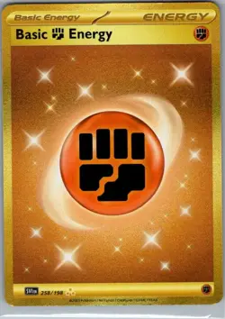 Basic Fighting Energy 258/198 Scarlet & Violet Base Set - Pokemon Card - NM - Image 1