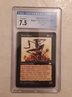 Bone Dancer Weatherlight MTG Magic Reserved List CGC Grade 7.5 - Image 1