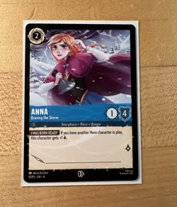 Disney Lorcana Anna - Braving the Storm 17/P2 Promo Signature Rare English - Image 1