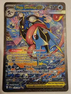 Mega Greninja ex SIR 116/086 Chaos Rising Special Illustration Rare Pokemon TCG - Image 2