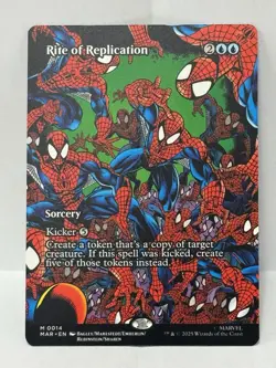MTG Marvel's Spider-Man Rite of Replication (Borderless) Mythic Regular # 0014 - Image 1