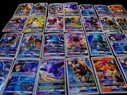 Pokemon TCG 100 Card Bundle Authentic Cards Ultra Rare EX GX V Mega Holo Pac - Image 1