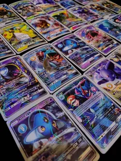 Pokemon TCG 100 Card Bundle Authentic Cards Ultra Rare EX GX V Mega Holo Pac - Image 5