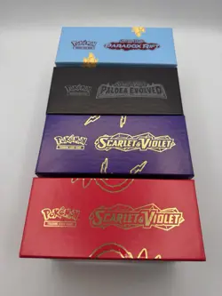 Lot 4 Pokemon TCG ETB Empty All Different Sets Elite Trainer Box No Duplicates - Image 4