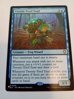 Magic: The Gathering | Twenty-Toed Toad | 20 Ways to Win | English | NM - Image 1