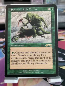 Survival of the Fittest 129/143 Exodus Vintage Magic the Gathering 1998 - Image 1