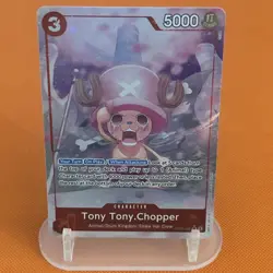 One Piece TCG - Tony Tony Chopper OP08-007 SR Alternative Art Card - NM English - Image 1