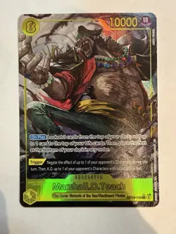 One Piece TCG Marshall.D.Teach (119) (Alt A) OP16-119 The Time of Battle Foil - Image 1