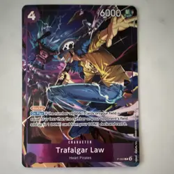 Bandai One Piece Card Game Trafalgar Law P-093 Promo Foil ENG Cost 4 6000 - Image 1