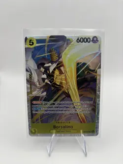 Bandai One Piece Card Borsalino SR Adventure on Kami’s Island OP15 One Piece - Image 1