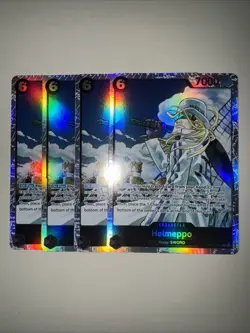 X4 Playset HELMEPPO OP11-092 SR ENGLISH One Piece Card Game TCG CCG - Image 1