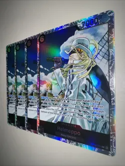 X4 Playset HELMEPPO OP11-092 SR ENGLISH One Piece Card Game TCG CCG - Image 3