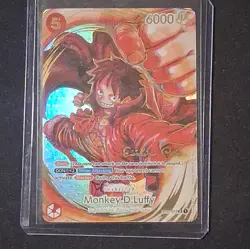 Monkey D. Luffy ST01-012 Alternate Art With Gold Stamped Eiichiro Oda Signature - Image 2