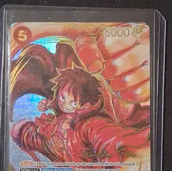 Monkey D. Luffy ST01-012 Alternate Art With Gold Stamped Eiichiro Oda Signature - Image 4