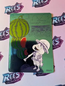 Monkey D Luffy Natsucomi 2026 ONE PIECE Card + Chopper Comic - Image 1