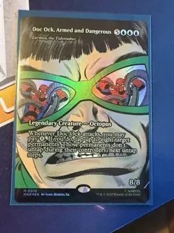 Magic MTG Spider-Man Doc Ock Armed Dangerous 0010 Borderless Mythic Foil - Image 1