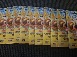 One Piece Adventure On Kami's Island Sleeved Booster Pack Lot Of 10 - Image 1
