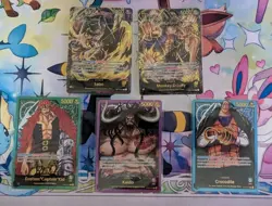 One Piece cards Premium Leader Collection Luffy Sabo Kid Kaido Crocodile OPTCG - Image 1