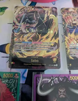 One Piece cards Premium Leader Collection Luffy Sabo Kid Kaido Crocodile OPTCG - Image 3