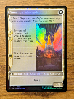 Magic The Gathering MTG Final Fantasy FIN *FOIL* Singles - White Blue Black Red - Image 3