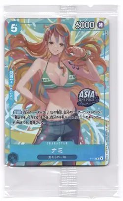 One Piece Card Nami P-112 Promo Mini Tin Pack Set Vol.2 Asia Japanese TCG Sealed - Image 1