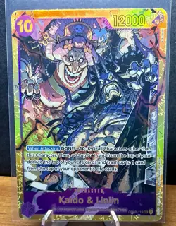 Kaido & Linlin OP08-119 SEC - One Piece TCG - English Card NM Secret Rare - Image 1