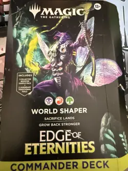 Magic: The Gathering Edge of Eternities World Shaper Commander Deck (READ DESC) - Image 1