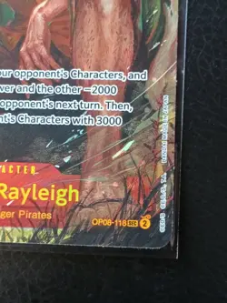 One Piece CCG Silvers Rayleigh OP08-118 Two Legends Foil - Image 4