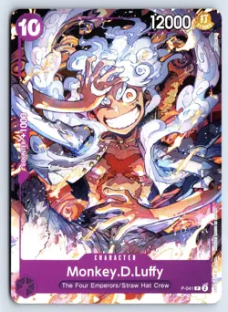 Monkey.D.Luffy (P-041) P-041 One Piece Starter Deck 18: PURPLE Monkey.D.Luffy NM - Image 1