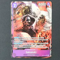 Sakazuki Alternate Art OP16-065 The Time of Battle Foil Alt One Piece EN English - Image 1