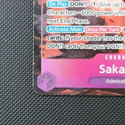 Sakazuki Alternate Art OP16-065 The Time of Battle Foil Alt One Piece EN English - Image 5