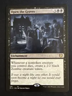 1x Open the Graves (126) Innistrad: Midnight Hunt Commander LP MTG Magic x1 - Image 1