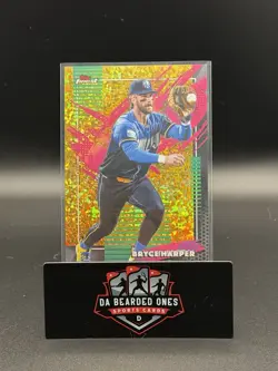 2026 Topps Finest MLB Bryce Harper Rare Gold Mini Diamond /50 - Image 1