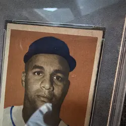 1949 BOWMAN #84 ROY CAMPANELLA PSA 1 Rookie Baseball Card - Image 3