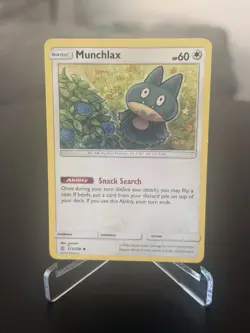 Pokemon Munchlax 173/236 Unified Minds 2019 English Uncommon 60 HP Basic Card - Image 1