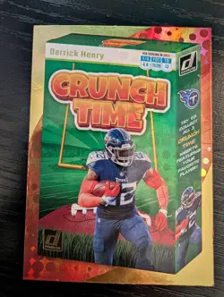 2023 Panini Donruss - Crunch Time Derrick Henry #CT-10 Galactic Nrmnt - Image 1