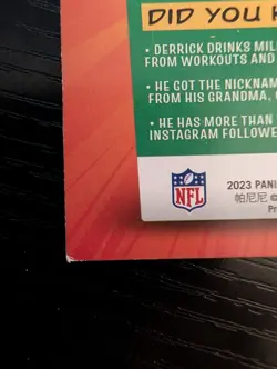 2023 Panini Donruss - Crunch Time Derrick Henry #CT-10 Galactic Nrmnt - Image 5