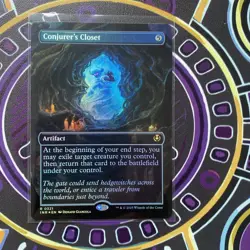 MTG Conjured's Closet Borderless Foil Near Mint IRN 0321 - Image 1