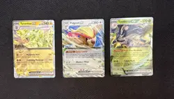 Pokemon TCG Obsidian Flames EX 3 Card Lot: Tyranitar, Pidgeot, Toedscruel Ex NM - Image 1