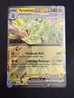 Pokemon TCG Obsidian Flames EX 3 Card Lot: Tyranitar, Pidgeot, Toedscruel Ex NM - Image 2