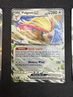 Pokemon TCG Obsidian Flames EX 3 Card Lot: Tyranitar, Pidgeot, Toedscruel Ex NM - Image 3